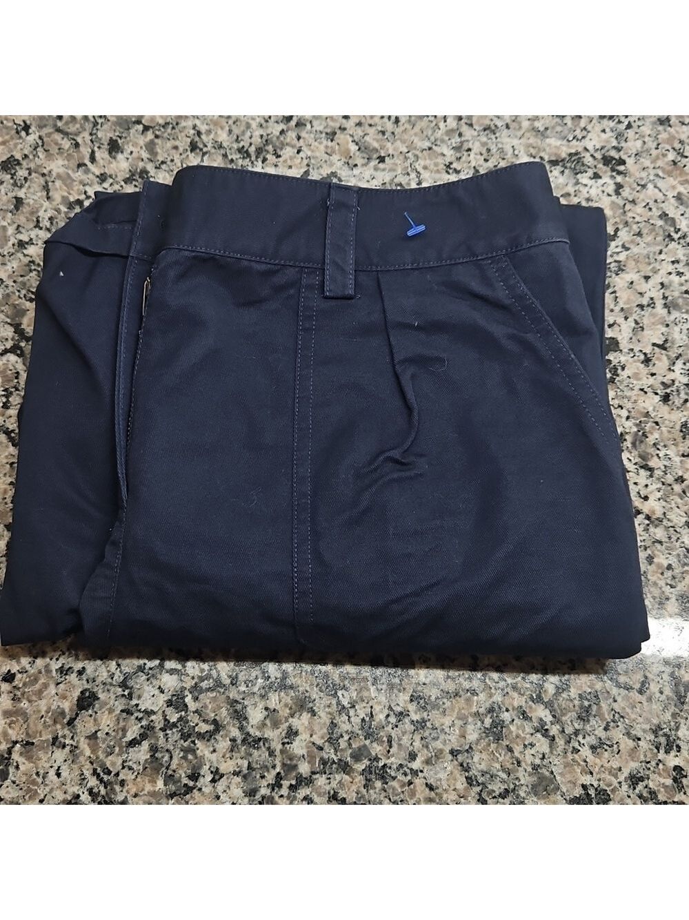 Roller Rabbit Loa Pants Navy Cotton Linen Straight Leg Women’s 10 NWT - Picture 8 of 12